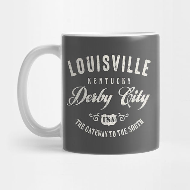 Louisville Kentucky Derby City Vintage by Designkix